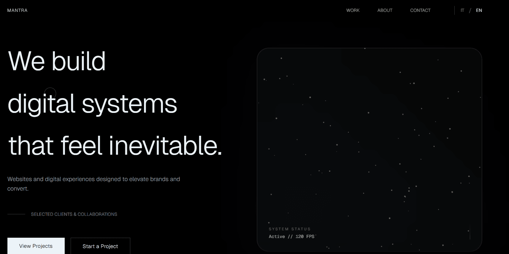 Mantra Homepage